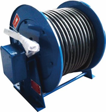 水平地面卷取电缆卷筒